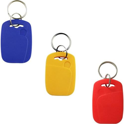 3pcs EM4305 T5577 125khz Copy Rewritable Writable Rewrite keyfobs RFID Tag Key Ring Card Proximity Token Badge Duplicate
