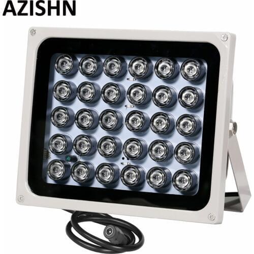 AZISHN CCTV LEDS 30 IR Infrared Illuminator night vision 850nm IP65 metal outdoor CCTV Fill Light For CCTV surveillance camera