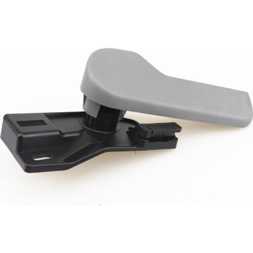 AZQFZ Gray Hood Release Grip Handle+Bracket Bearing For VW Golf Polo Bora Beetle Octavia Fabia Yeti Seat Leon Altea 1J1 823 533