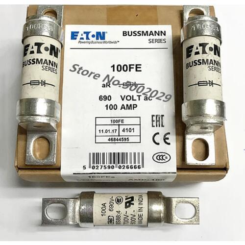 Free Shipping 10Pcs/lot New original American BUSSMANN Fast fuse BS88: 4 100FE 100FEA 100A 690V FUSE