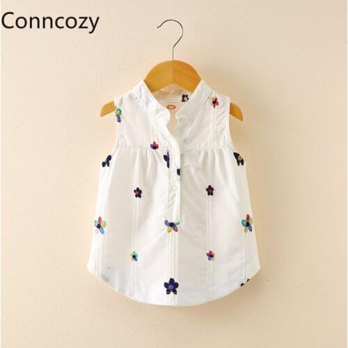 Conncozy White Blouses For Girls
