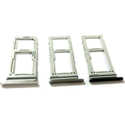 Sim Tray Holder For Samsung Galaxy Note10 Plus / Note10 Lite SIM Card Tray Slot Holder Adapter Socket Repair Parts