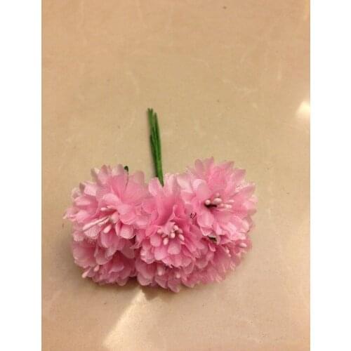 Diy flowers 3cm head Multicolor handmade Mulberry artificial gerbera daisies flowers