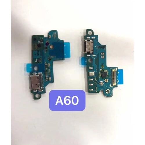 For Samsung Galaxy A60 USB Charger Board Dock Connector With Jack Charging Port Flex Cable