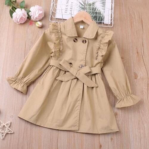 Humor Bear Trench Coats For Girls