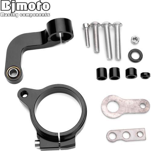 Bjmoto Motorcycles R1200 GS R 1200 GS Steering Damper Bracket Mount For BMW R1200GS LC 2013 2014 2015 2016 Moto Stabilize safety