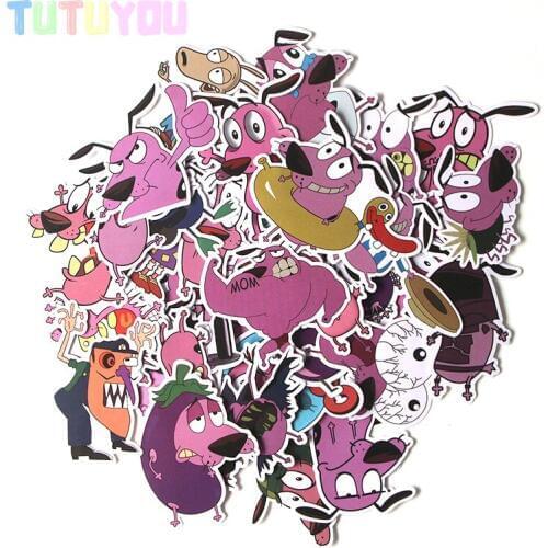 PC26 38 Pcs/set Dog Cartoon Cute Stickers Decal For For Guitar Laptop Luggage Car Fridge Graffiti Sticker