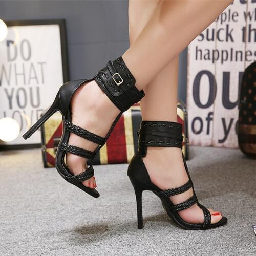 Sexy Women Pumps High Heels Shoes women Platform zipper Peep Toe high heels Wedding Dress shoes sandals women shoes mujer