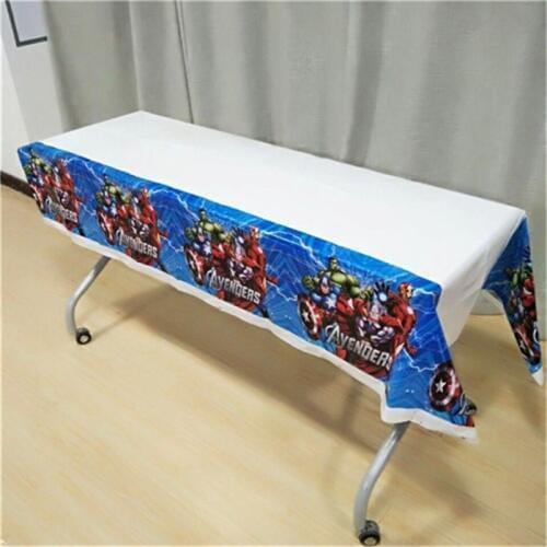 The Avengers Birthday Party Supplies Disposable Tablecloth Kids Birthday Decoration Baby Shower For Boys 108x180cm