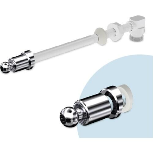 SELF CLEANING PIPE WITH ABS CHROME NOZZLE 170 MM