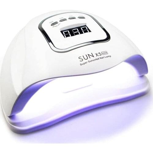 SUN-X5 MAX 150W Smart Sensor UV LED Lamp 45LEDs Nail Dryer Polish Sun Light Gels Polish LCD Display Lamp For Drying Nails