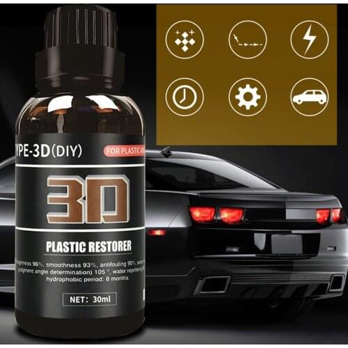 Universal Coating Wax For Tools 3D 30ML Car Anti-fouling Automobile Refurbished Plastic Crystal Plate Wax