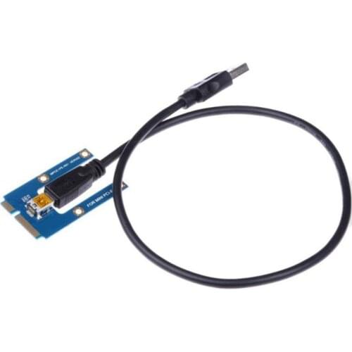USB 3.0 Mini PCI-E To Pcie PCI Express 1X To 16X Extender Riser Card Adapter Extension Cable For Bitcoin Miner Mining