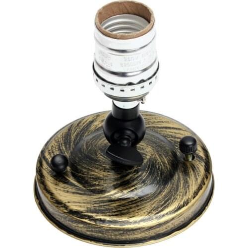 Vintage Retro Antique Lamp Base E27 Socket Industrial Modern Ceiling Light Wall Lamp Bulb Lamp Holder Sconce