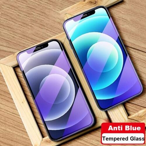 Screen Protector For iPhone 12 Pro Max iPhone12 Mini Tempered Glass Anti-blue Matte frosted Camera Lens Cover TPU Phone Case
