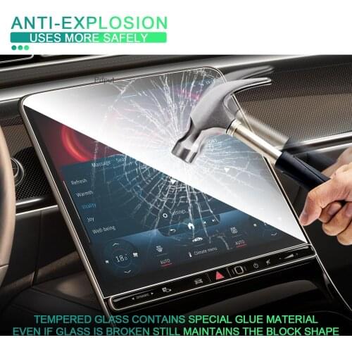 Car Screen Protector For S-CLASS W223 2021 12.8 Inch GPS Navigation Touch Center Display Auto Interior Accessories