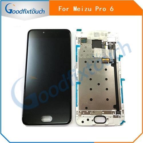 For Mei zu Pro 6 M570M M570C M570Q M570h Lcd Display With Touch glass Digitizer Assembly With Frame Replacement Parts