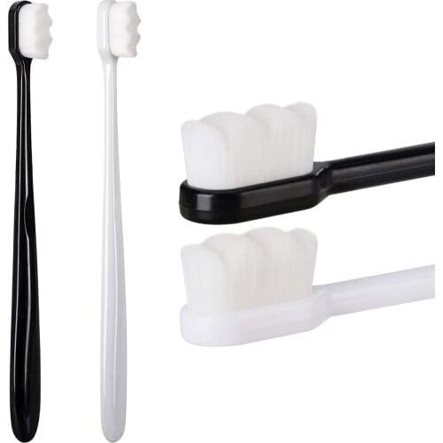 10/20/30/50pcs Extra Soft Toothbrush for Sensitive Gums Micro-Nano Manual Toothbrush with 20000 Soft BPA Free Bristle for Adult