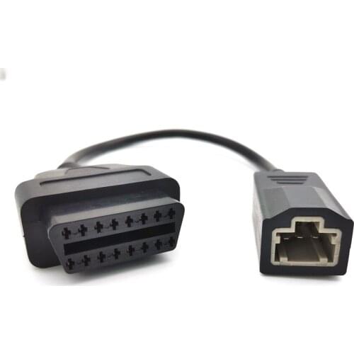 3pin OBD1 to 16pin OBD2 OBDII Adapter Cable Wire For Honda Diagnostic Connector
