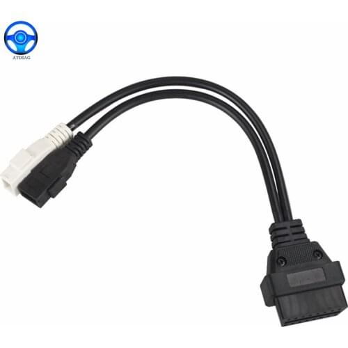 2P+2P to 16Pin OBD2 Cable VAG Adapter For AUDI 2X2 OBD1 OBD2 Car Diagnostic Cable 2P+2P to 16Pin Female Connector for VW/Skoda