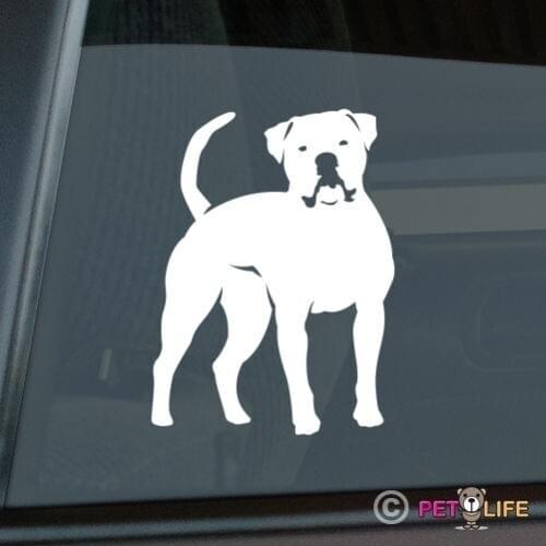American Bulldog Sticker Die Cut Vinyl - bully window decal