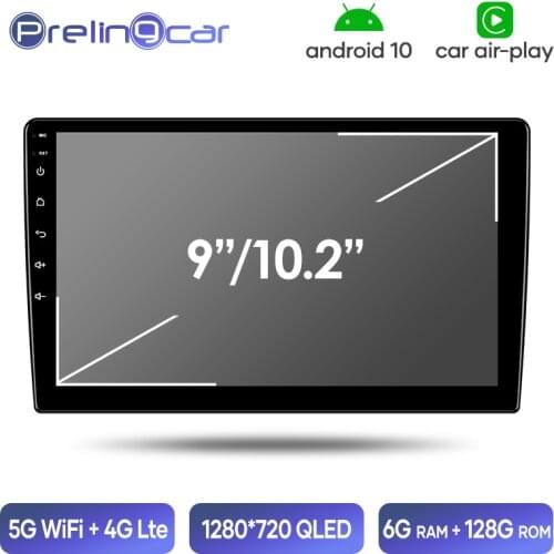 Prelingcar 9inch or 10inch Main Device Android 10 Car Radio Stereo Receiver Video Player Multimedia Navigation GPS No 2 Din Dvd