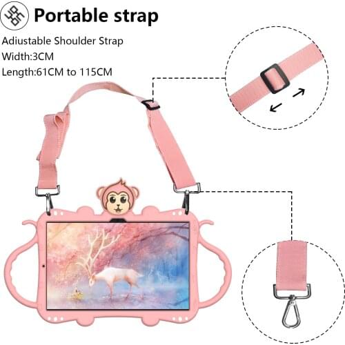 Case For Samsung Galaxy Tab A10.4" A7 SM-T500 SM-T505 Tablet Case kids Anti-fall Cute EVA Material Non-toxic Stand Tablet Cover