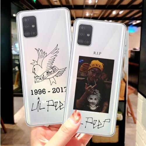Hip hop Lil Peep Hellboy Soft Silicone black Cover Case For Samsungs Galaxys S7 S8 S9 Plus S10 S20 Plus S20 Ultra Black Cover