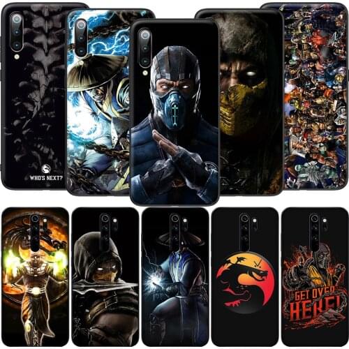 GX143 Mortal Kombat Case for Xiaomi Note 10 8Lite CC9 9 9T 10T A1 A2 A3 5X 6X F1 Poco F2 X3 NFC M3 Pro Lite