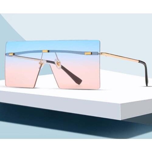 UV400 Classic Design Sunglasses Metal Fashion Frame Women Sun Glasses Oversize Sunglasses For Men