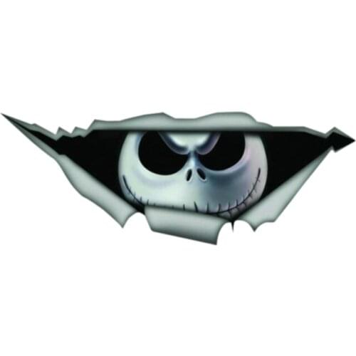 Creative 3D Pet Graphic Nightmare Before Christmas Car Sticker Vinyl Decal Car Window Laptop Stickers,13cm*5cm