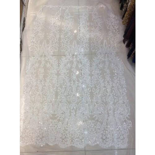 Lace Fabric sequins Fashion African Lace Fabric Tulle SYJ-5686810 African French Lace Fabric High Quality