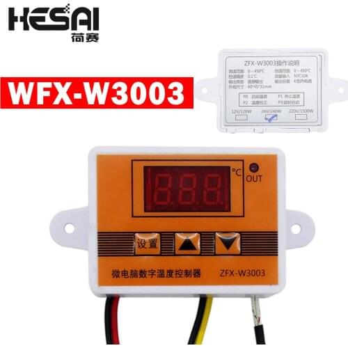 ZFX-W3003 Micro Temperature Controller Thermostat Thermoregulator Heating and Cooling Intelligent Incubator Water Temp Regulator