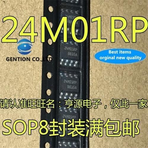 10Pcs M24M01-RMN6 M24M01-RMN6TP 24M01RP M24M01SOP8 Memory chip in stock 100% new and original