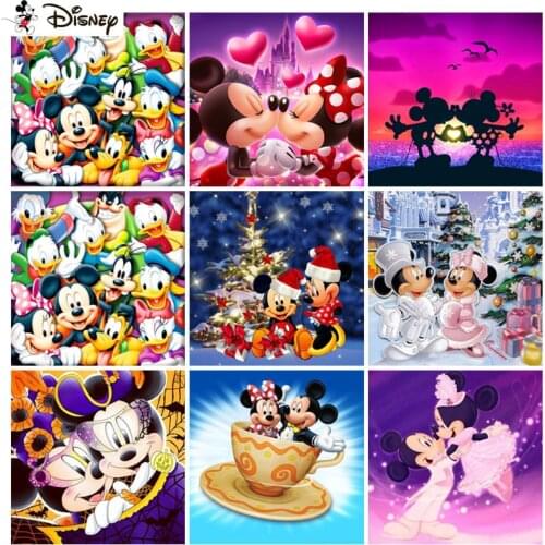 Disney 5D Diamond Embroidery Needlework Kit "Cartoon Mickey Mouse" Diy Diamond Painting Cross Stitch Home Decoration Gift