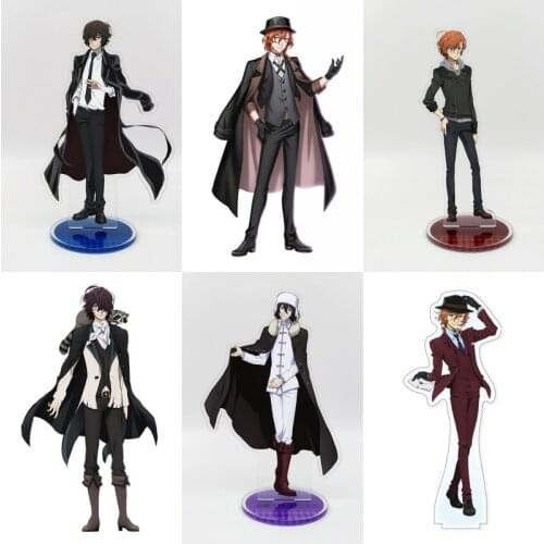 New Acrylic Stand Figure Bungou Stray Dogs Nakajima Atsushi dazai osamu Japan Anime Cartoon Decor Office Cosplay Prop Gifts 1pcs