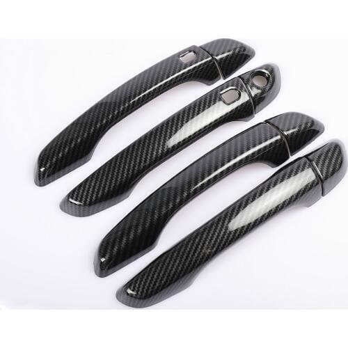 For Hyundai Elantra 2017 2018 2019 2020 New Chrome Car Door Handle Cover Trim Sticker Car Styling Accessories Overlay