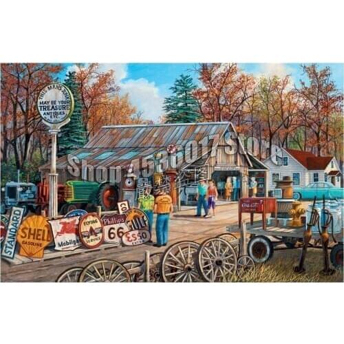 Full Diy Diamond Painting Embroidery Cross Stitch Vintage & Nostalgia Christmas Gift Diamond Mosaic Needlework Art Decoration