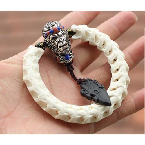 Direct Selling Snake Bone Chain Buddha Pearl Snake Bone Bracelet Originally Matched with Ethnic Wind Jewelry