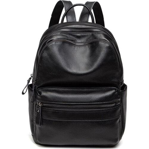 Fashion Women Backpacks Womens Leather Backpacks Female School Backpack Women Shoulder Bags for Teenage Girls Travel New C1681