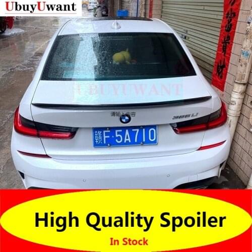 P Style Carbon Fiber Rear Trunk Spoiler For BMW New 3Series 320i 330i 335i 340i 2019-2021 G20 P Styling Spoiler Wing