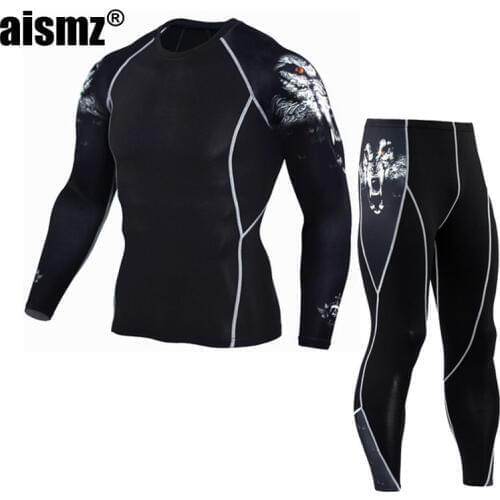 Aismz mens Long John thermal underwear male apparel sets autumn winter warm clothes riding suit