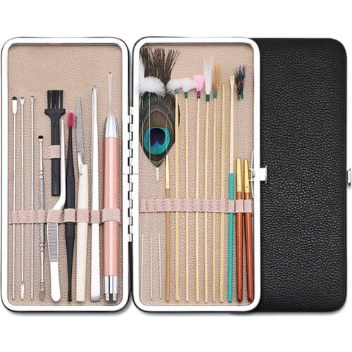 Visual Luminous Ear Pick Set Removal Spoon Ear Care Tools For Ear Massage Adult Earpick Ear Picker With LED Light