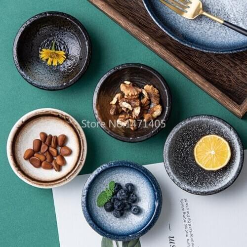 Japanese Creative Flavor Dish Household Small Dish Dipping Dish Small Dish Seasoning Dish Soy Sauce Dish Sauce Dish Dipping