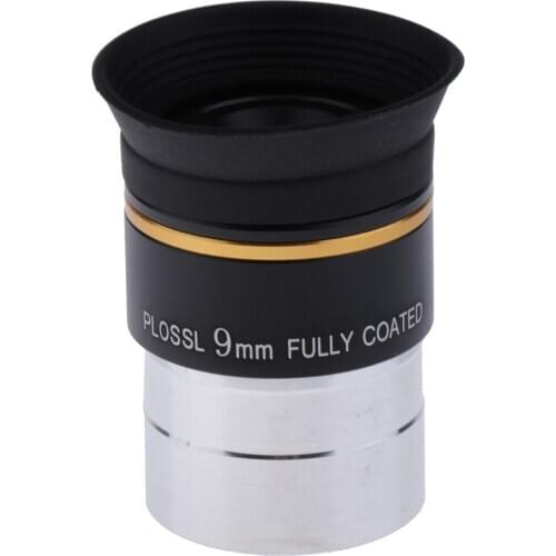 1.25" Inch 31.7mm PLOSSL 9mm Eyepiece Lens For Astronomical Telescope Kit