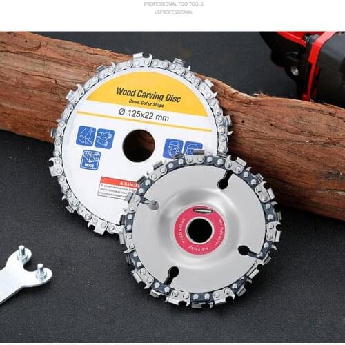 5In 14 Gears Woodworking Chainsaw Disc Polishing Corner Cutting Wood Chip Slotted Saw Blade