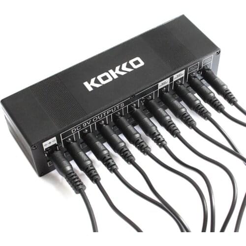 Guitar Effect Pedals Board Power Supply 10 DC Isolated Outputs For 9V/12V/18V Dropshipping