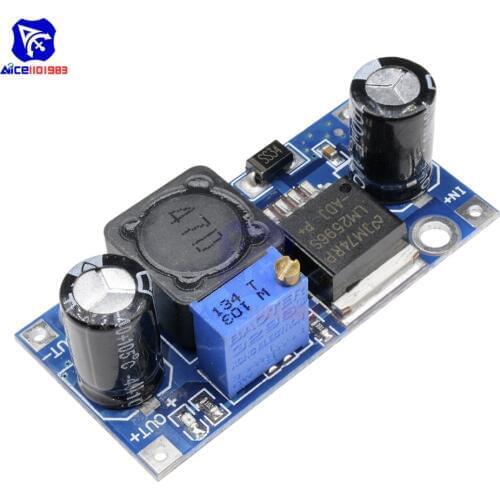DC-DC 4V-35V 1.23V-30V 3A Buck Converter Step Down Module LM2596 Power Supply Board Output 150KHz