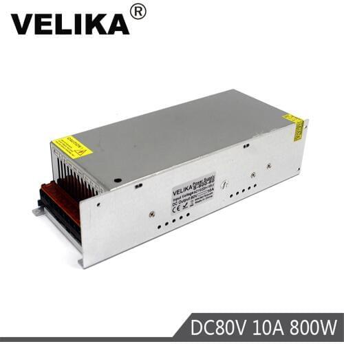 Switching Power Supply 80V 10A 800W Driver Transformers 220V AC DC80V SMPS for CNC Machine CCTV Stepper Motors 3D Printer CNC