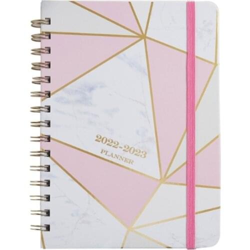 Classic Academic Planner Travel Journal Office Notepad Student Schedule Planner Weekly Monthly Pages Twin-coil Binding